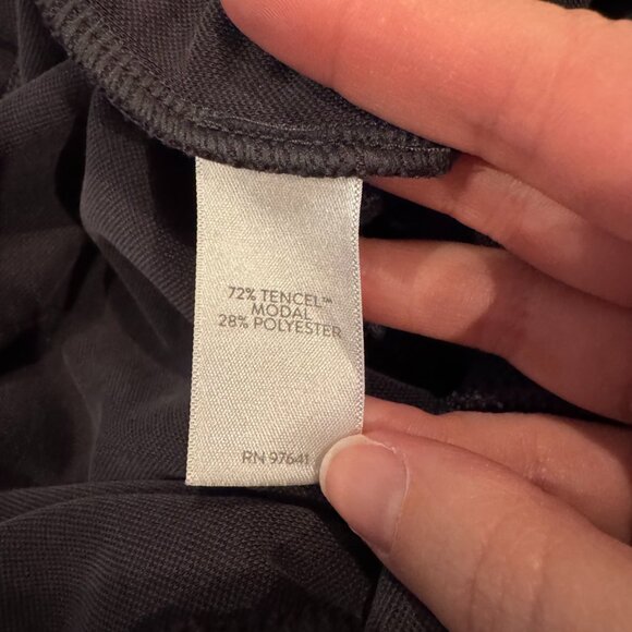 Pure Jill Sand-Washed Tencel Modal Pull-On Pants Women’s Medium Charcoal Gray - Picture 7 of 8